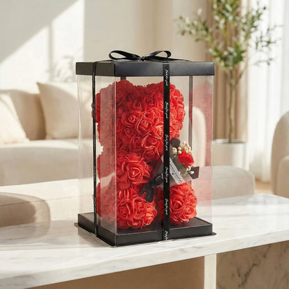 Eternal Rose Teddy Bear Keepsake