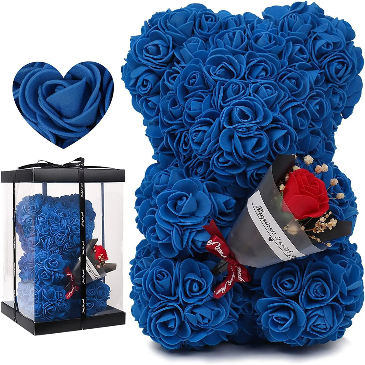 Eternal Rose Teddy Bear Keepsake