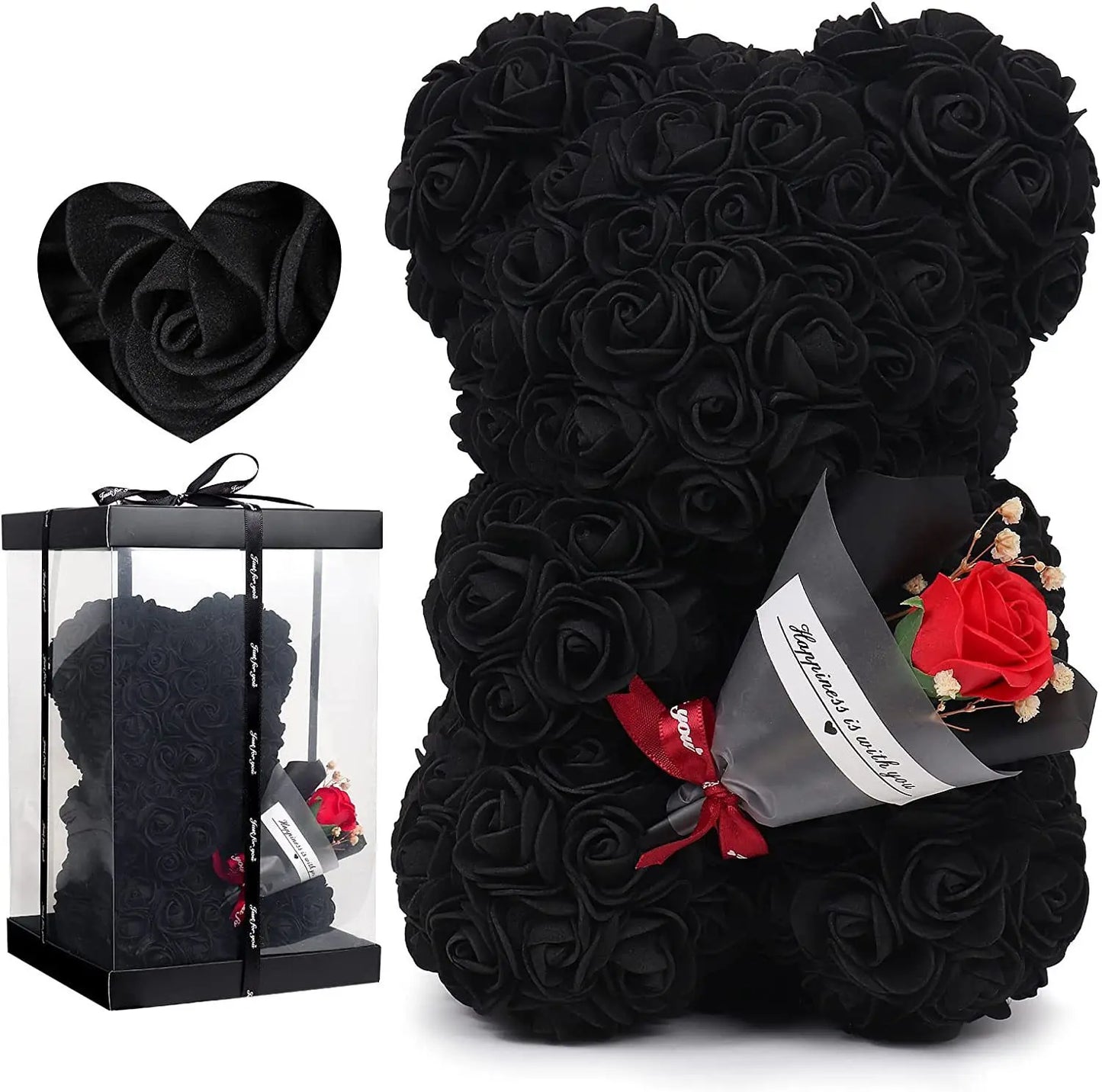 Eternal Rose Teddy Bear Keepsake