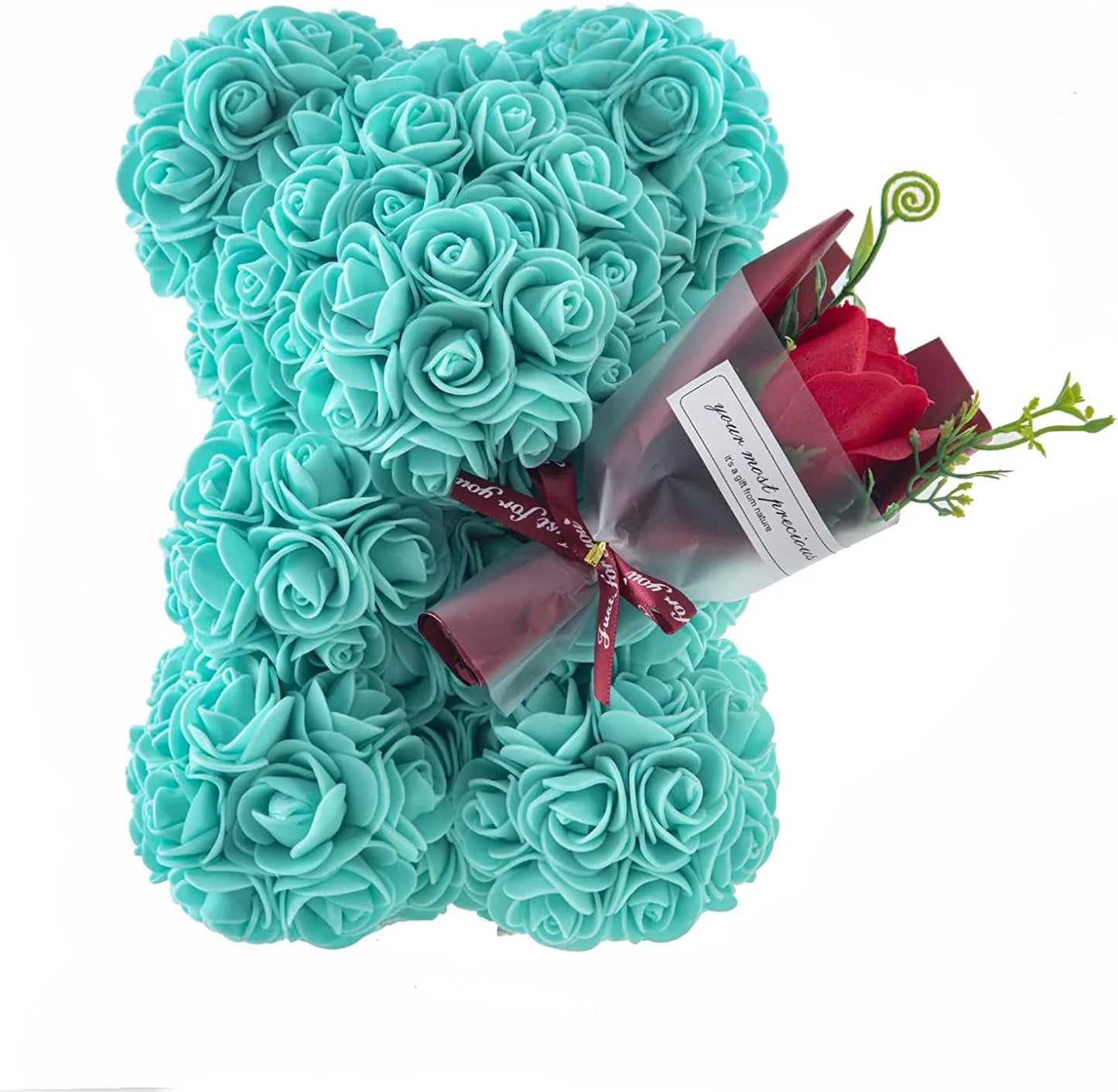 Eternal Rose Teddy Bear Keepsake