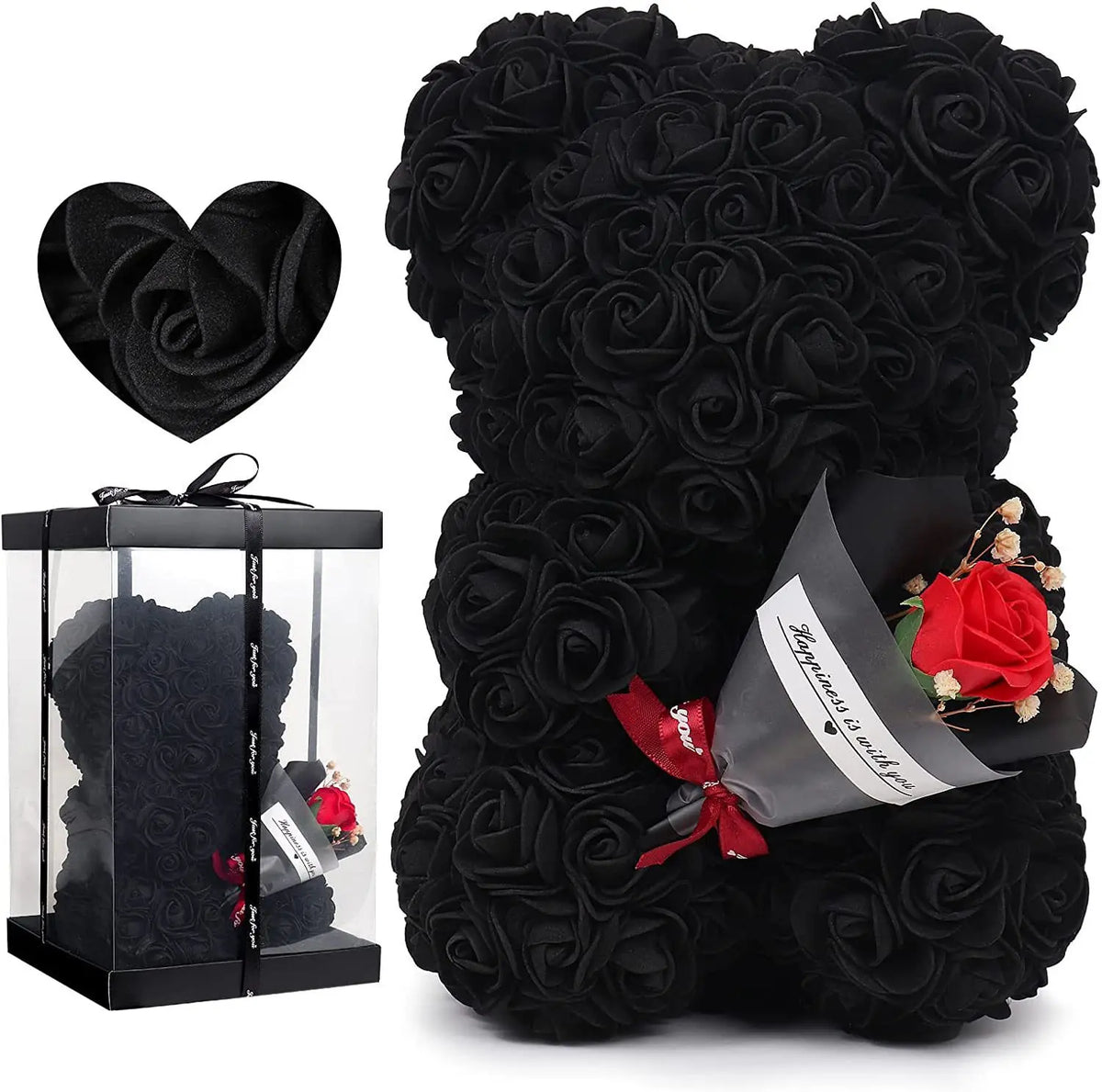 Eternal Rose Teddy Bear Keepsake